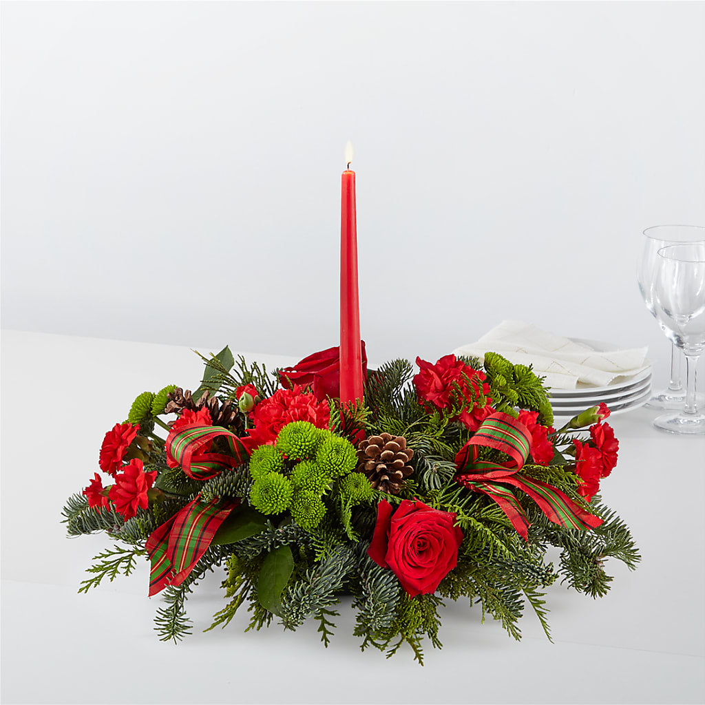 By the Candlelight Centerpiece – Flowers By Karen Inc, Ocean Springs MS