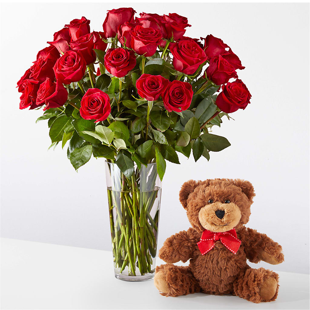 Romantic Long Stem Red Rose Bouquet Bundles – Flowers By Karen Inc, Ocean Springs MS