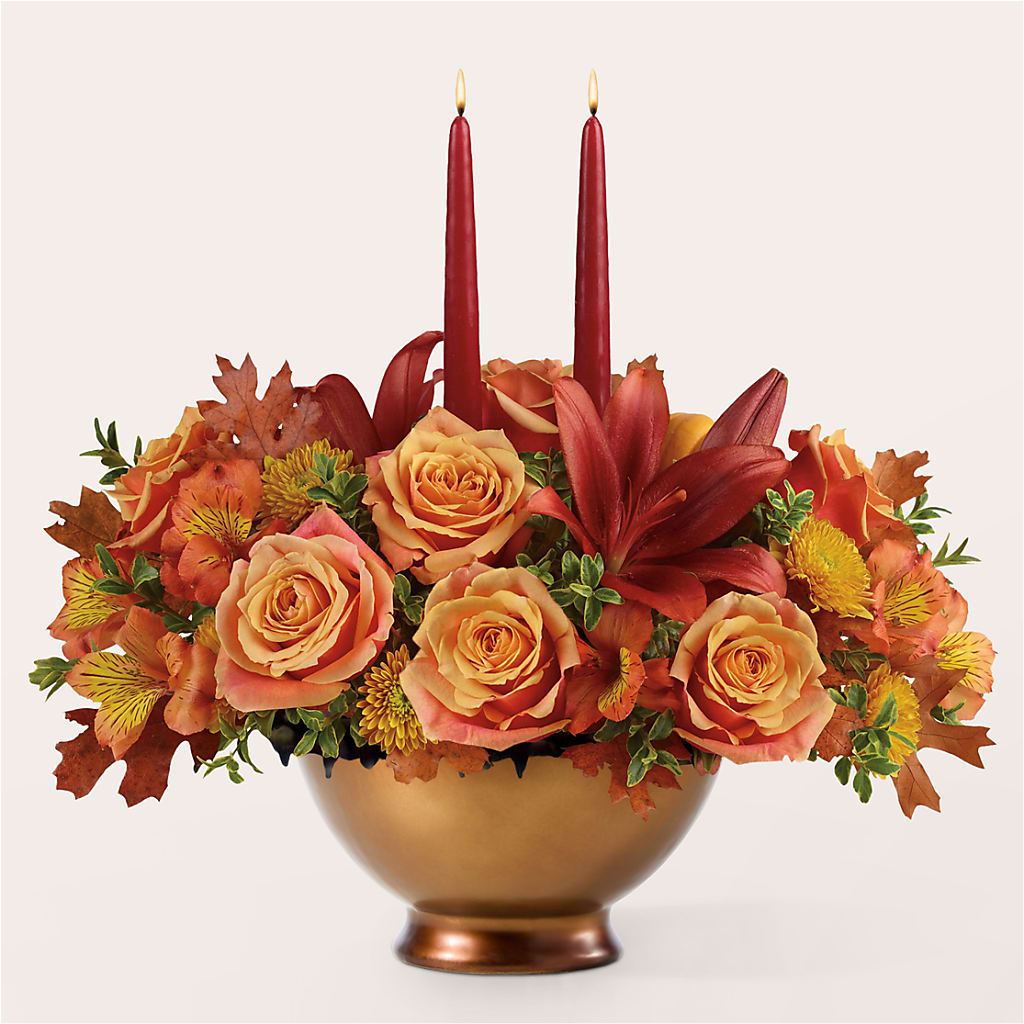 Harvest Table Centerpiece – Flowers By Karen Inc, Ocean Springs MS
