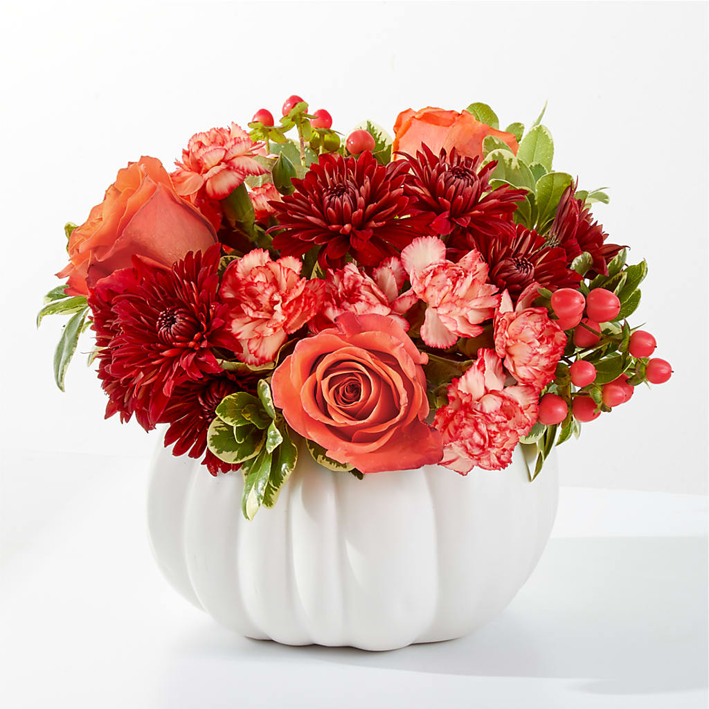 Autumn Air Pumpkin Bouquet – Flowers By Karen Inc, Ocean Springs MS