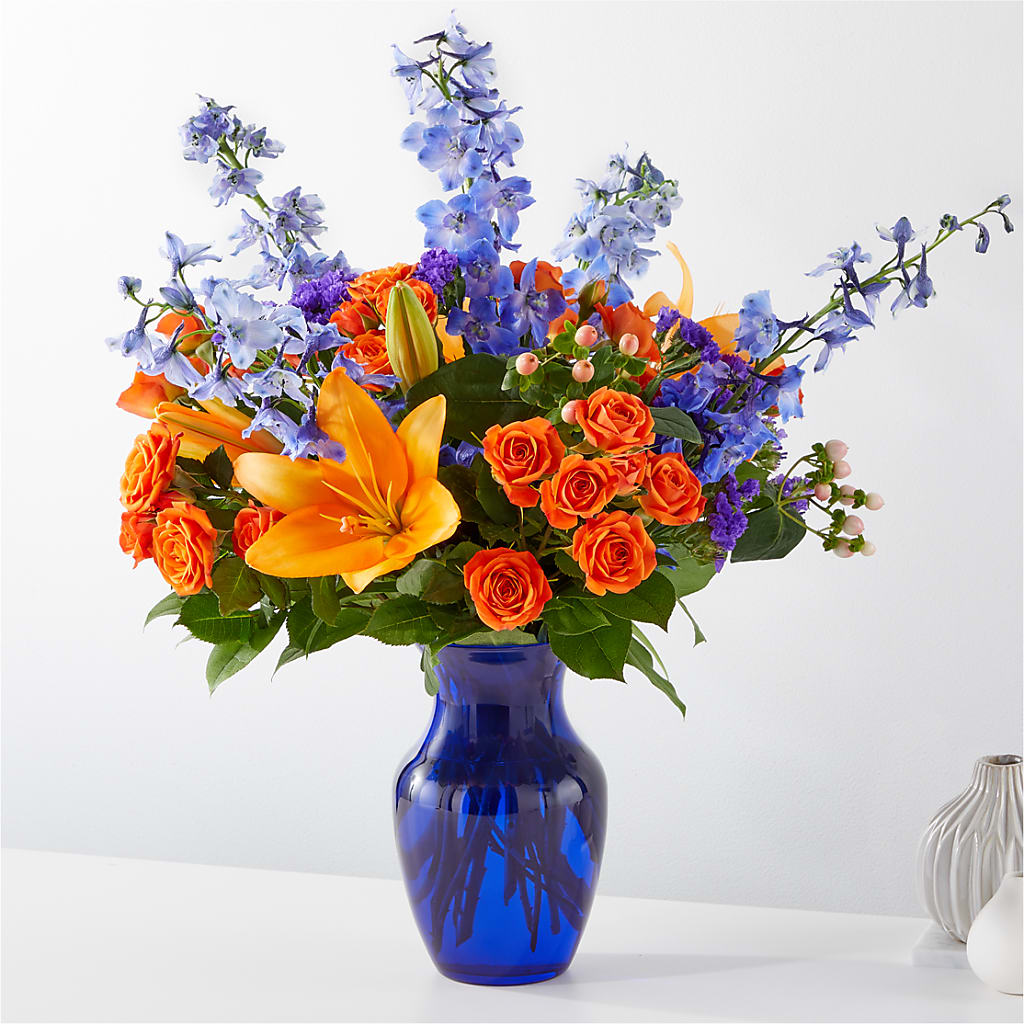 Radiant Citrus Bouquet – Flowers By Karen Inc, Ocean Springs MS