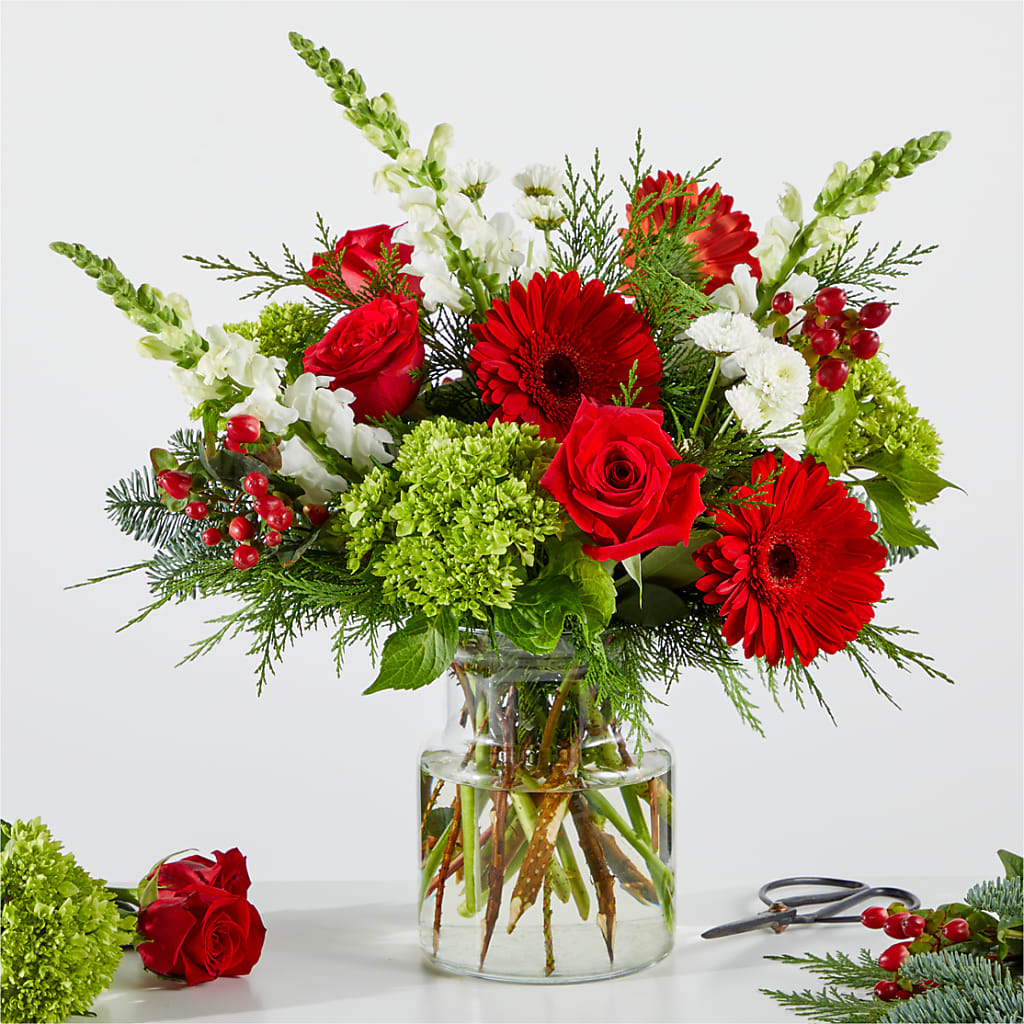 Merry Moment Bouquet – A Florist Original – Flowers By Karen Inc, Ocean Springs MS