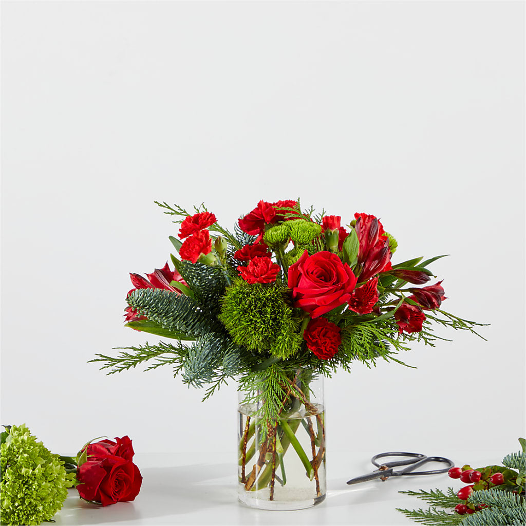 Merry Moment Bouquet – A Florist Original – Flowers By Karen Inc, Ocean Springs MS
