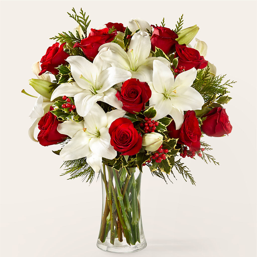 Sparkling Snowflakes Bouquet – Flowers By Karen Inc, Ocean Springs MS