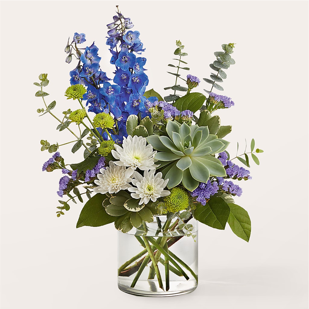 Cerulean Waves Bouquet – Flowers By Karen Inc, Ocean Springs MS