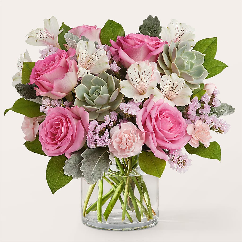 Dusty Rose Bouquet – Flowers By Karen Inc, Ocean Springs MS