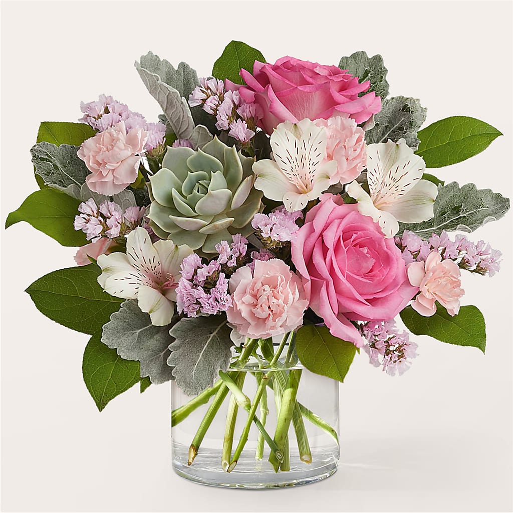 Dusty Rose Bouquet – Flowers By Karen Inc, Ocean Springs MS