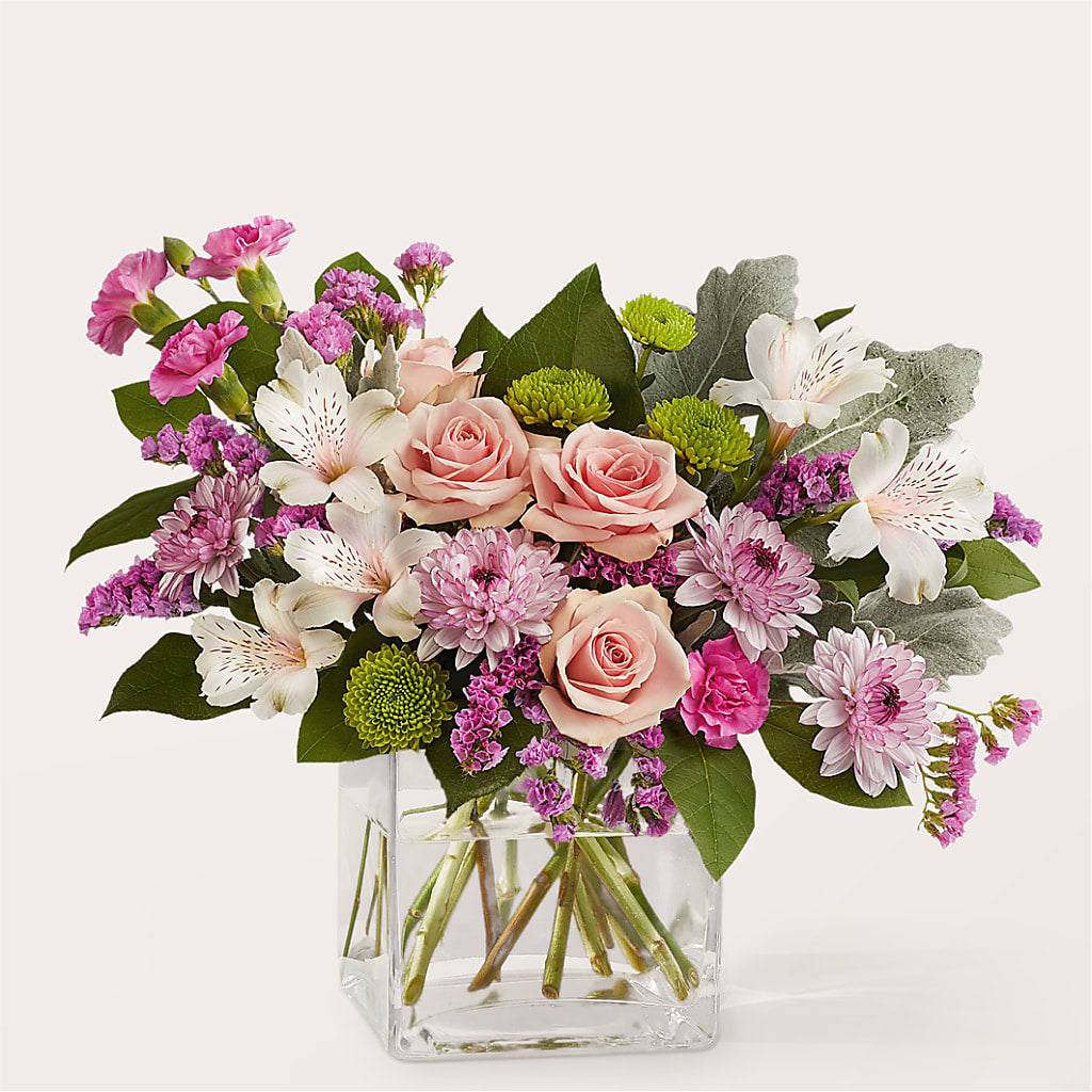 Pink Suede Bouquet – Flowers By Karen Inc, Ocean Springs MS