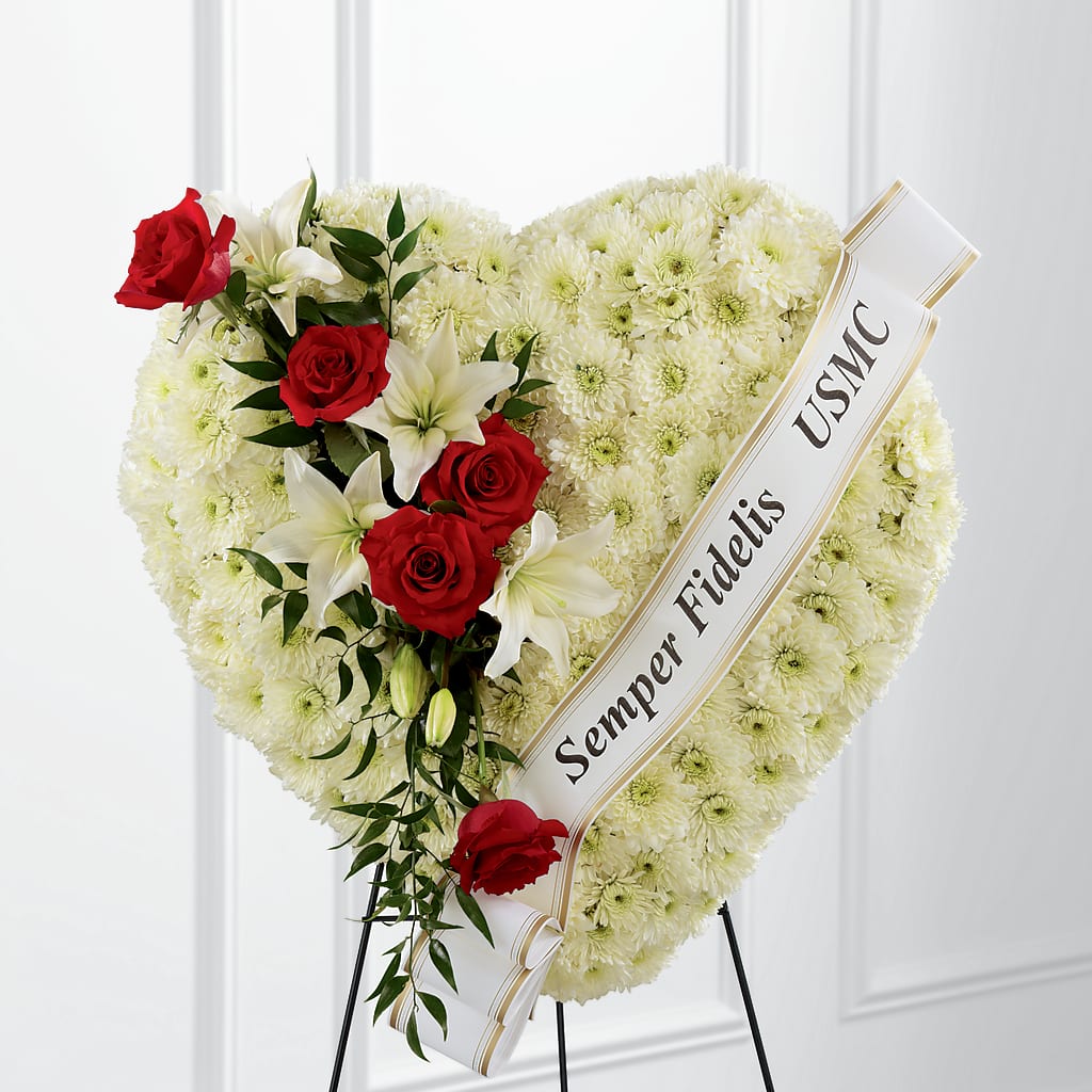 Heartfelt Hero Standing Heart – Flowers By Karen Inc, Ocean Springs MS