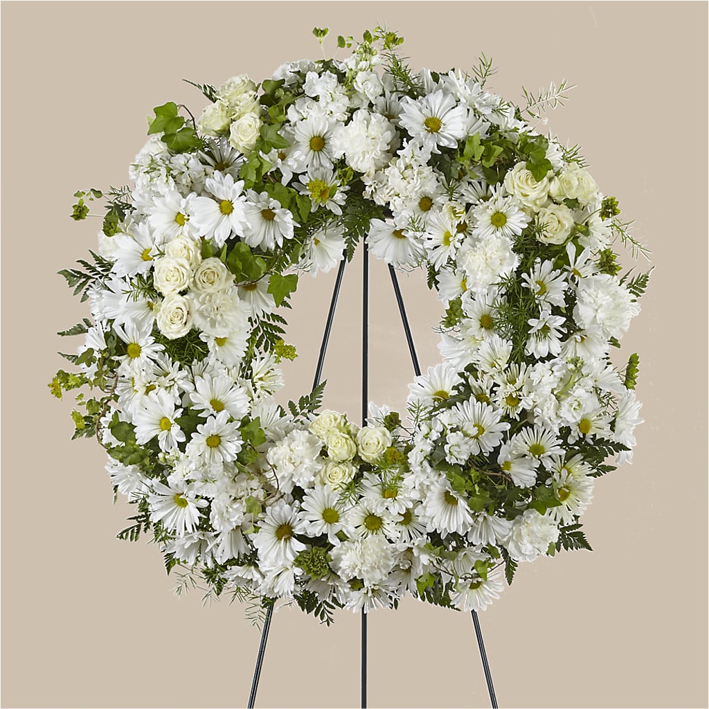 Faithful Wishes Wreath – Flowers By Karen Inc, Ocean Springs MS