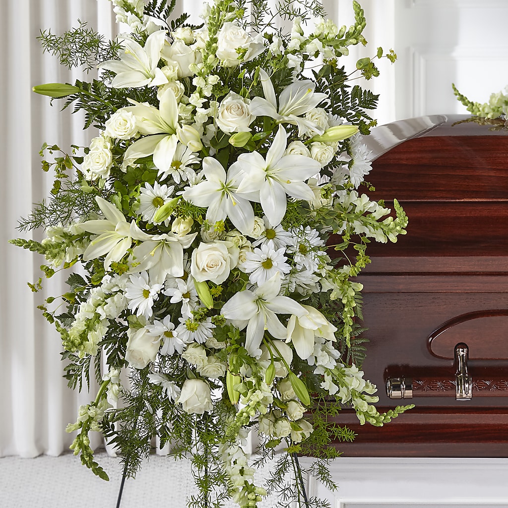 Loving Thoughts Standing Spray – Flowers By Karen Inc, Ocean Springs MS