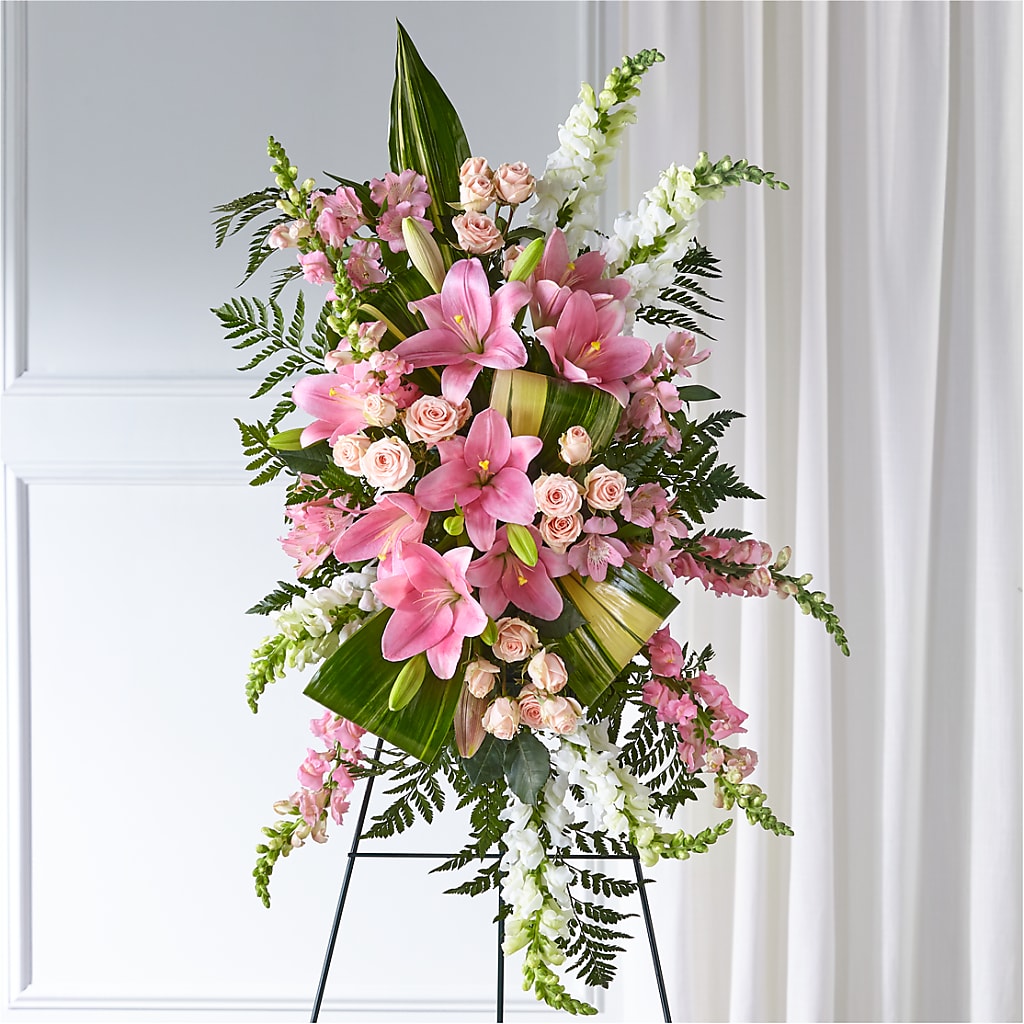 Elegant Embrace Standing Spray – Flowers By Karen Inc, Ocean Springs MS