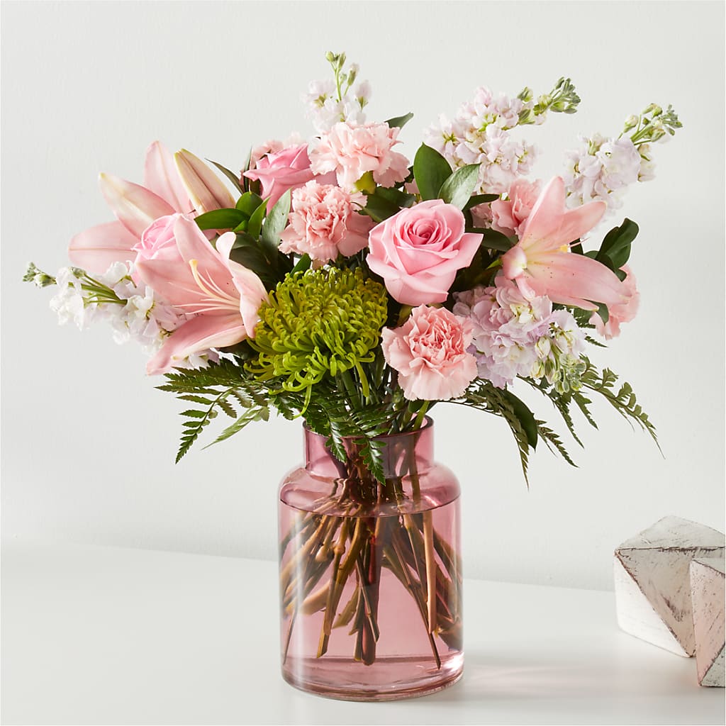 Pretty in Pink Bouquet – Flowers By Karen Inc, Ocean Springs MS