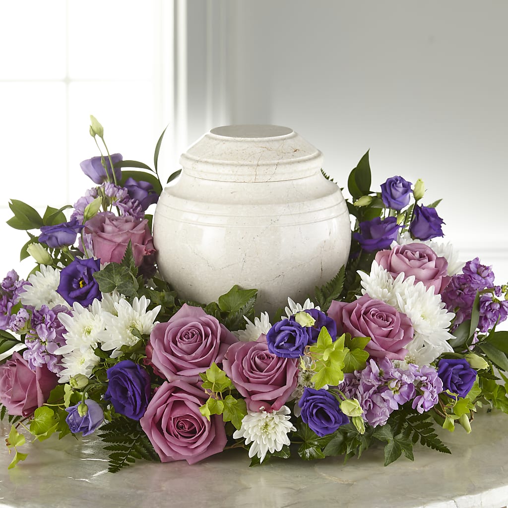 Blooming Sympathy Cremation Adornment – Flowers By Karen Inc, Ocean Springs MS