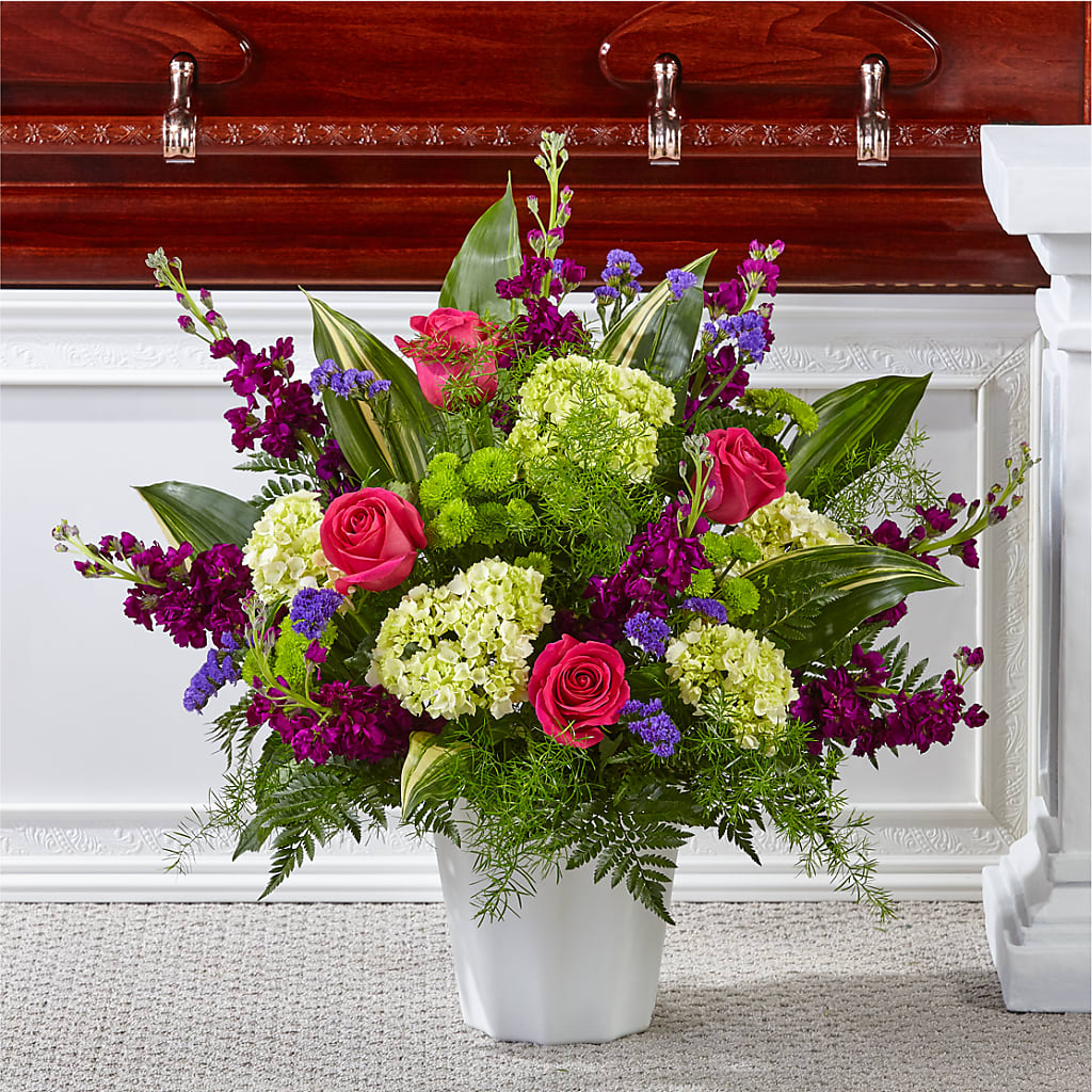 Beautiful Horizons Floor Basket – Flowers By Karen Inc, Ocean Springs MS
