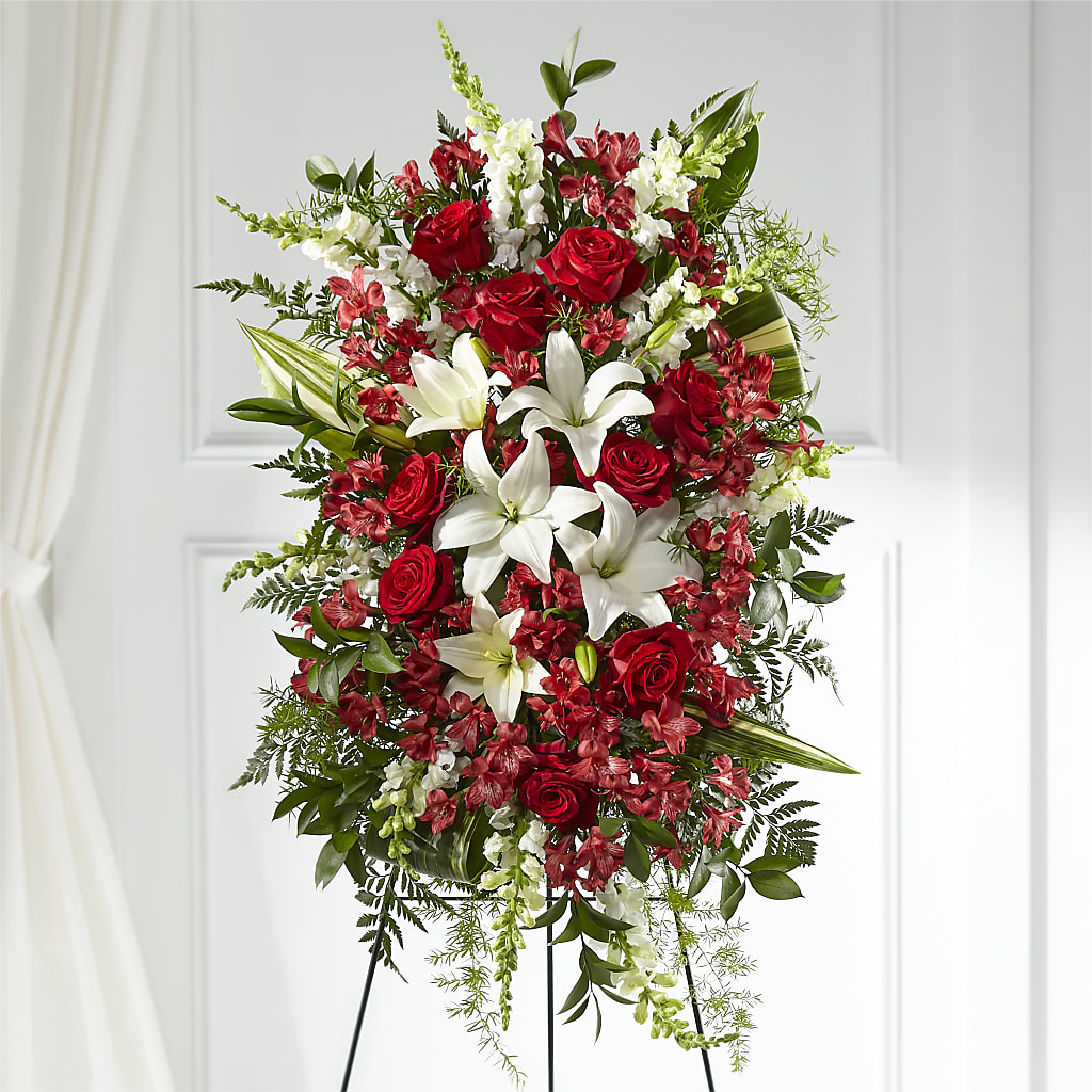 Everlasting Memory Standing Spray – Flowers By Karen Inc, Ocean Springs MS