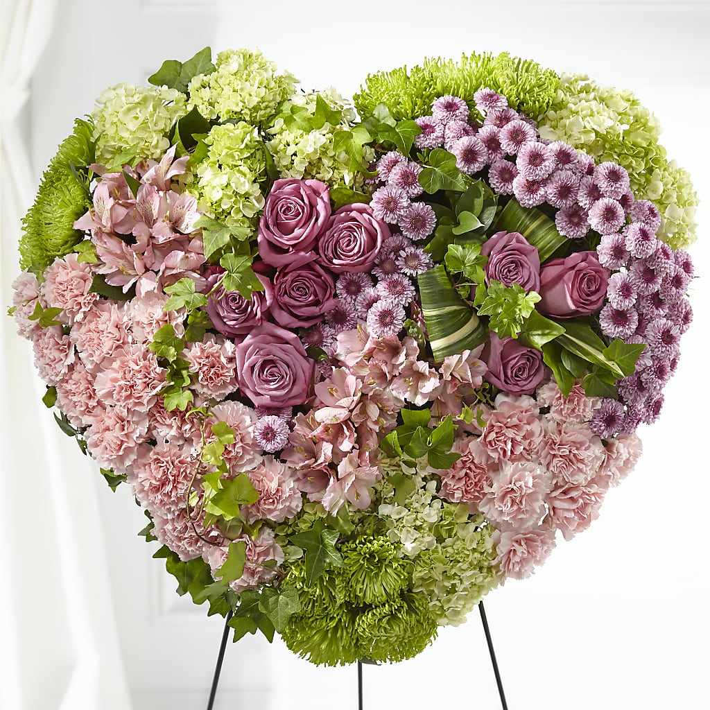 Heartwarming Standing Heart – Flowers By Karen Inc, Ocean Springs MS