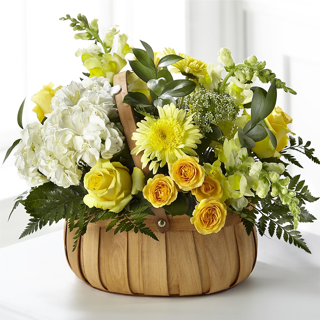 Rustic Remembrance Basket – Flowers By Karen Inc, Ocean Springs MS
