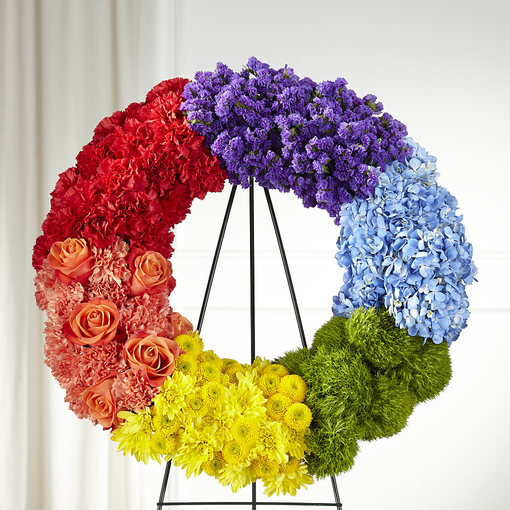 Circle of Love Wreath – Flowers By Karen Inc, Ocean Springs MS