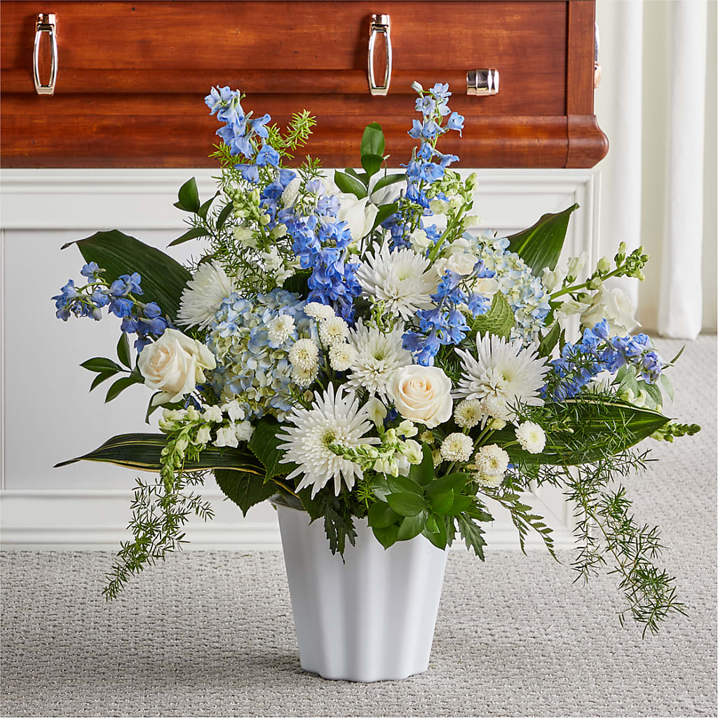 Everlasting Memories Floor Basket – Flowers By Karen Inc, Ocean Springs MS
