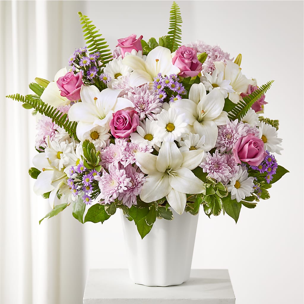 Warmest Thoughts Tabletop Basket – Flowers By Karen Inc, Ocean Springs MS