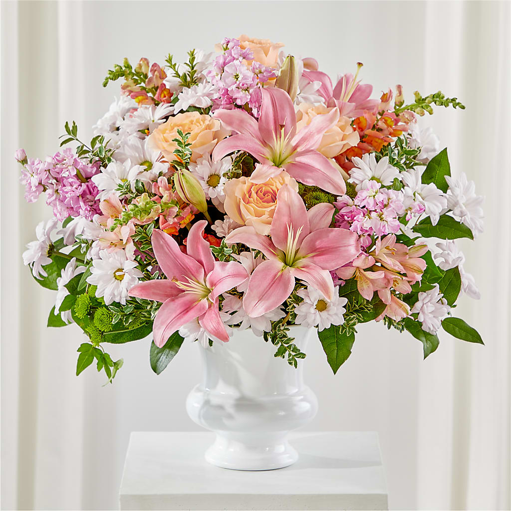 Heartfelt Gesture Urn Arrangement – Flowers By Karen Inc, Ocean Springs MS