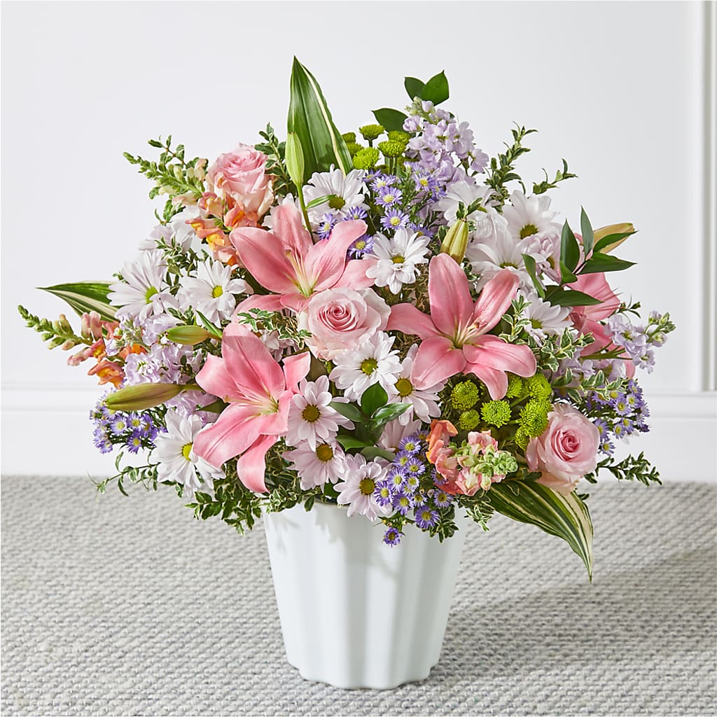 Abundant Compassion Floor Basket – Flowers By Karen Inc, Ocean Springs MS