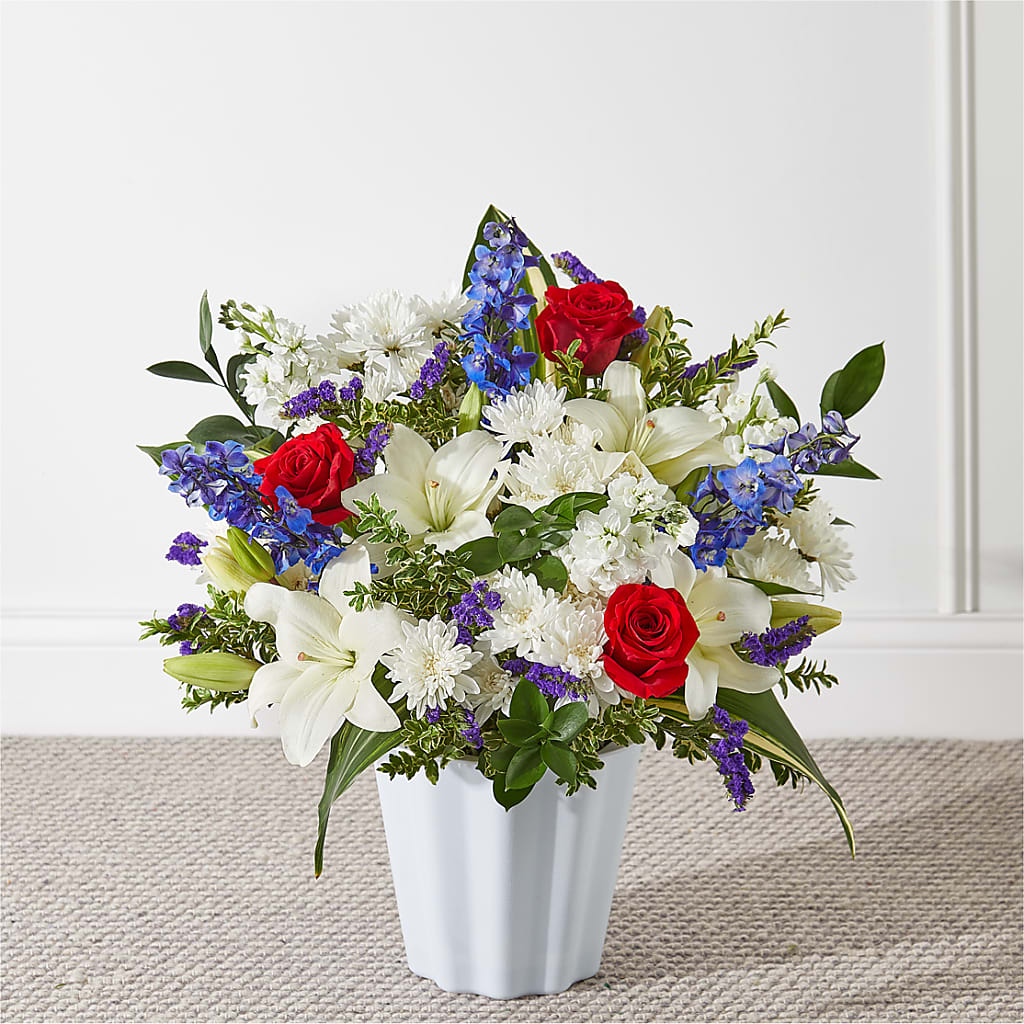 Consoled Floor Basket – Flowers By Karen Inc, Ocean Springs MS