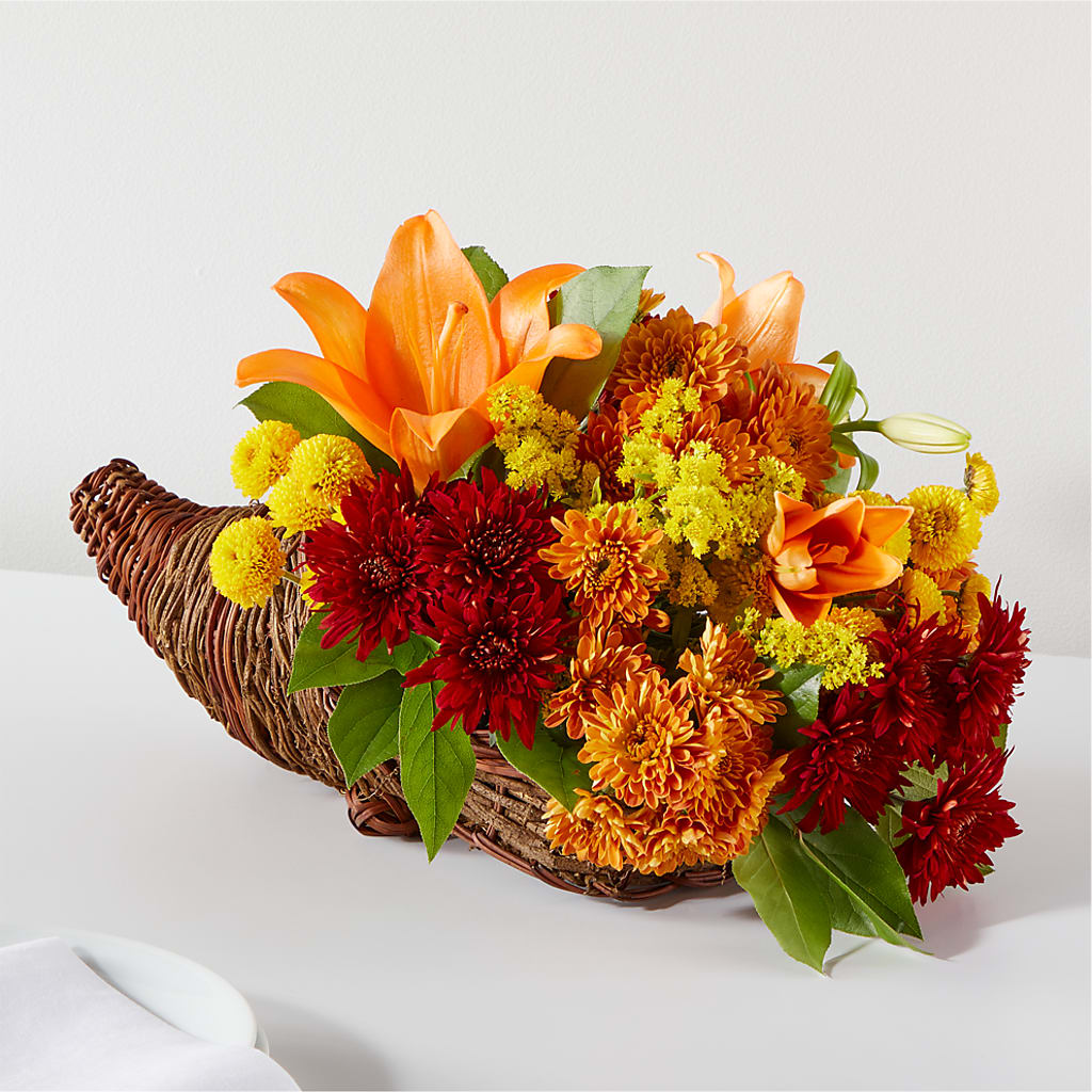 Bouquet of Blessings Cornucopia – Flowers By Karen Inc, Ocean Springs MS