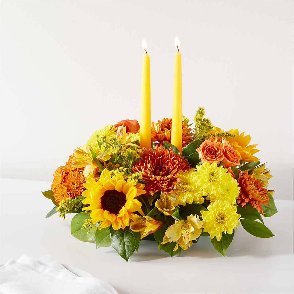 Autumn Harmony Centerpiece – Flowers By Karen Inc, Ocean Springs MS