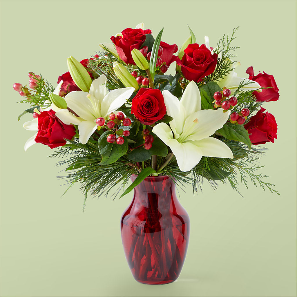 Evergreen Delight Bouquet – Flowers By Karen Inc, Ocean Springs MS