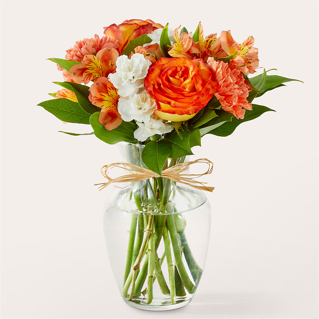 Apricot Glow Bouquet – Flowers By Karen Inc, Ocean Springs MS