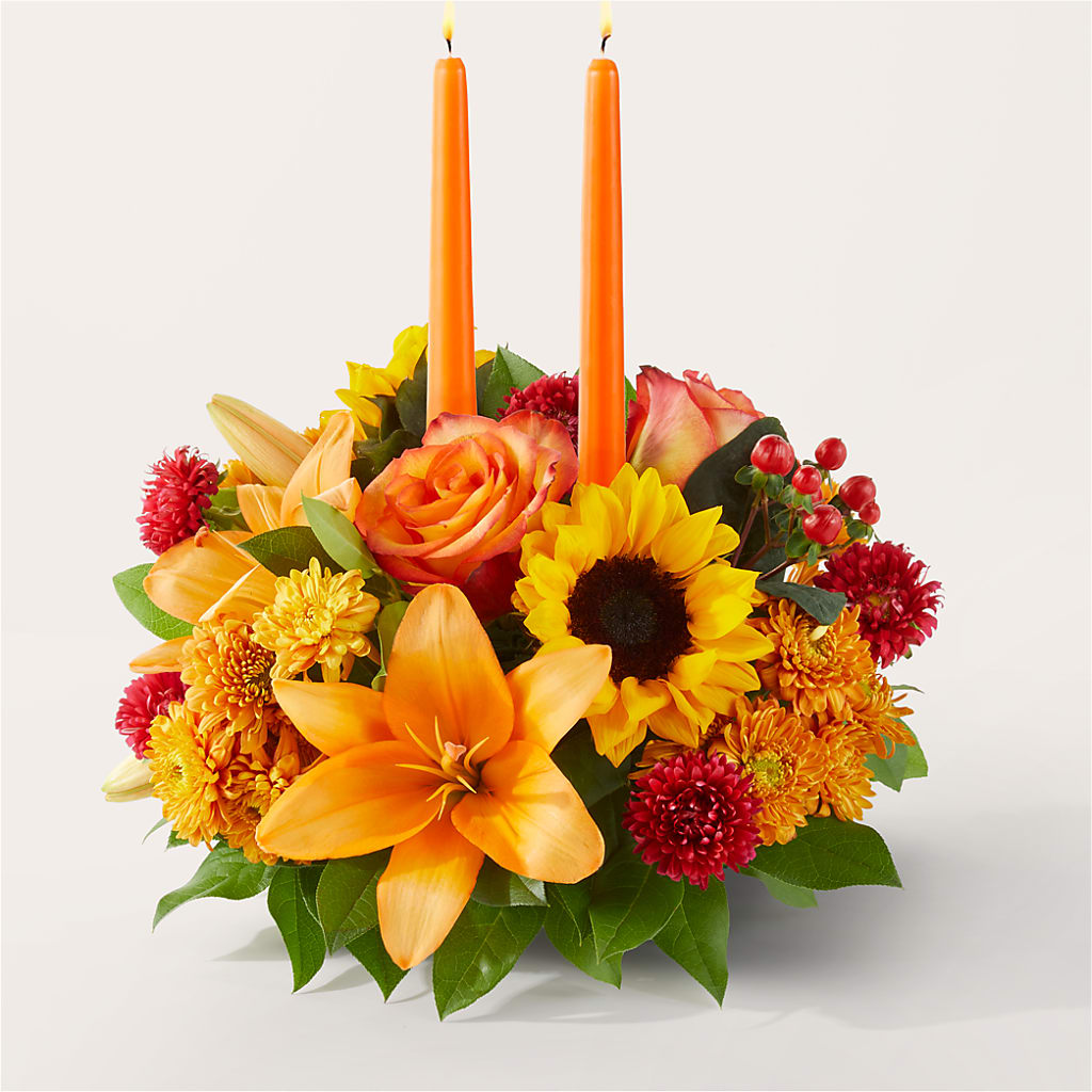 Grateful Centerpiece – Flowers By Karen Inc, Ocean Springs MS