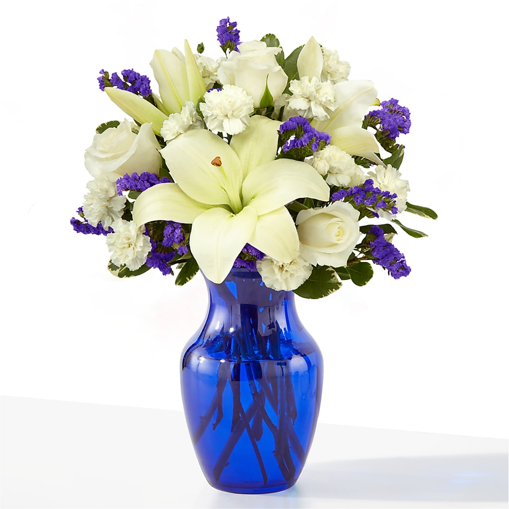 Sapphire Rush Bouquet – Flowers By Karen Inc, Ocean Springs MS