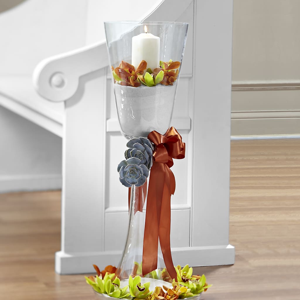 Matrimony Pew Decor – Flowers By Karen Inc, Ocean Springs MS