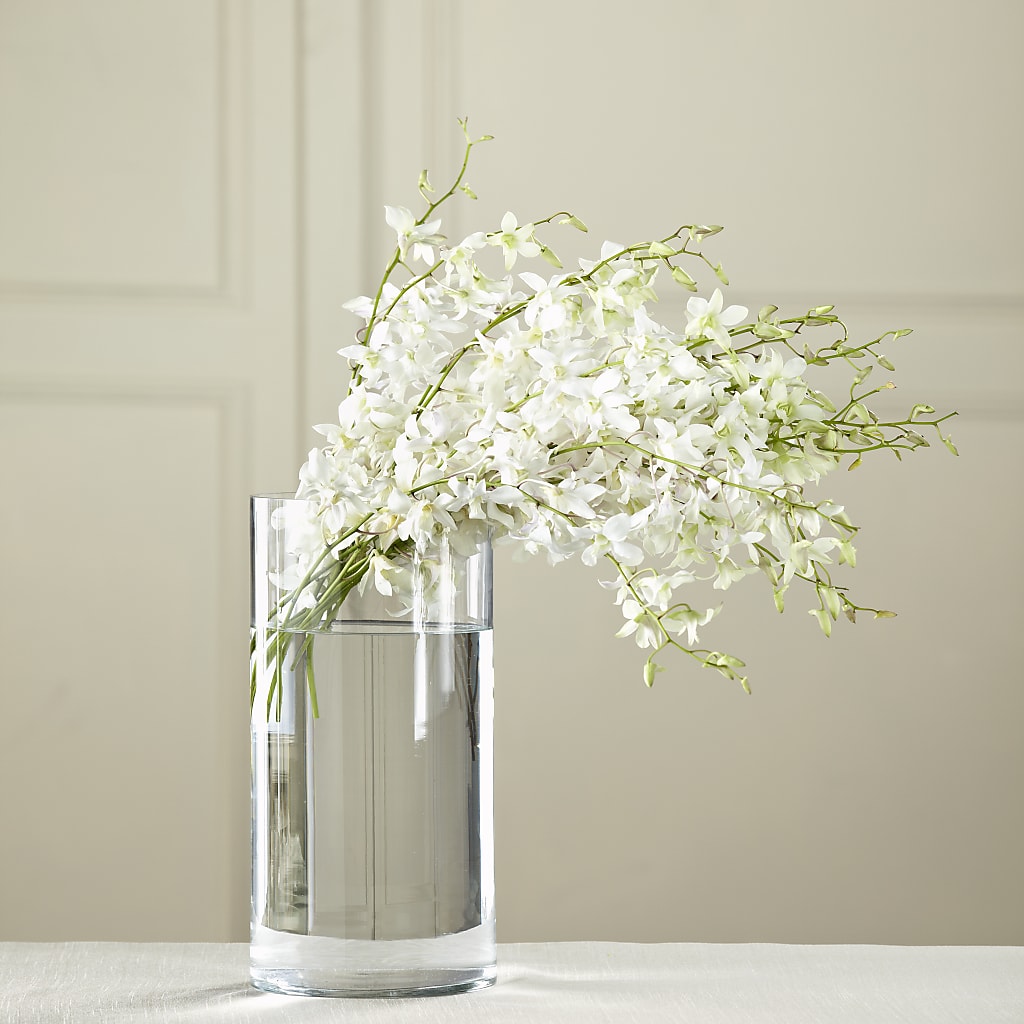 White Dendrobium Bouquet – Flowers By Karen Inc, Ocean Springs MS