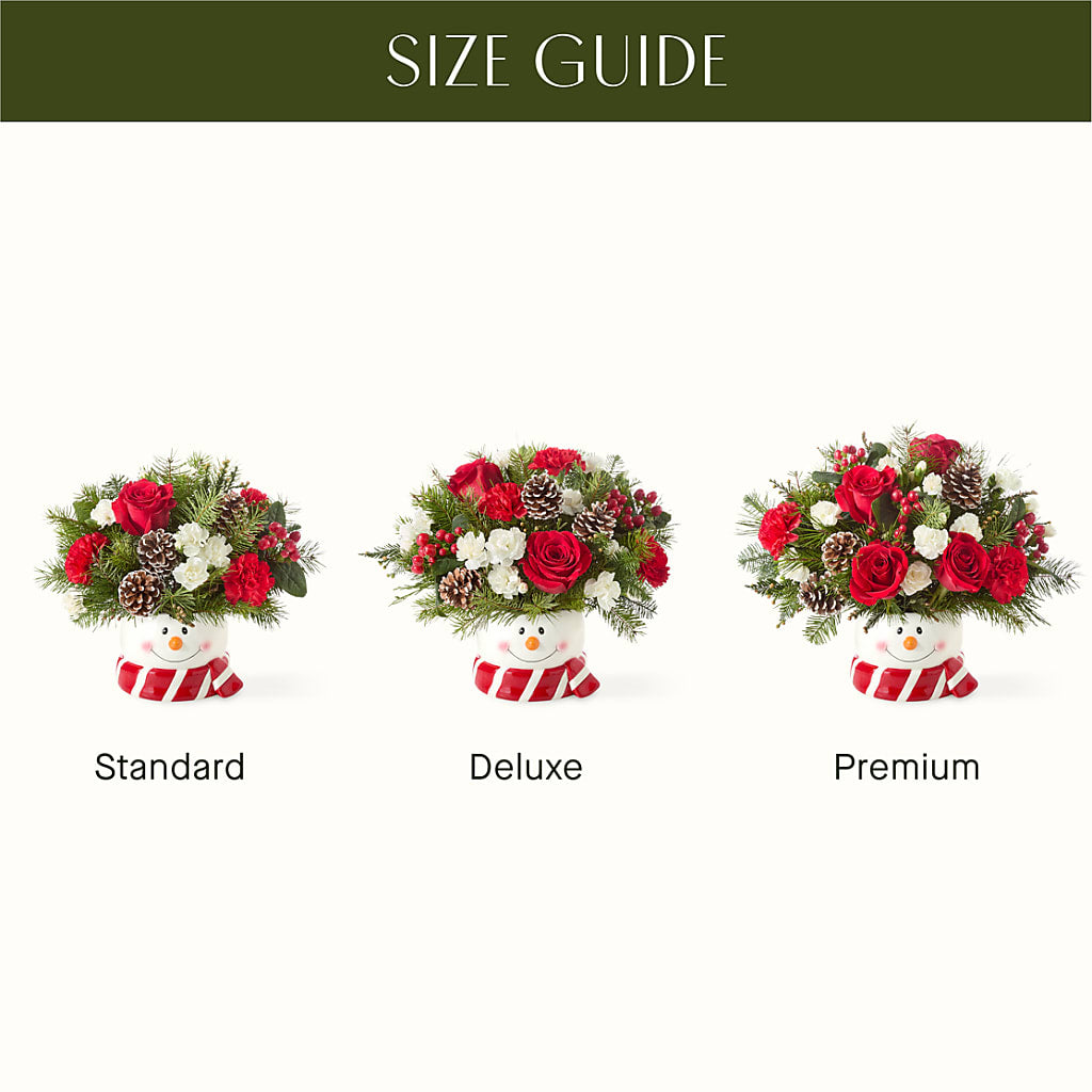 Jolly Snowman Bouquet –  Flowers By Karen Inc, Ocean Springs MS