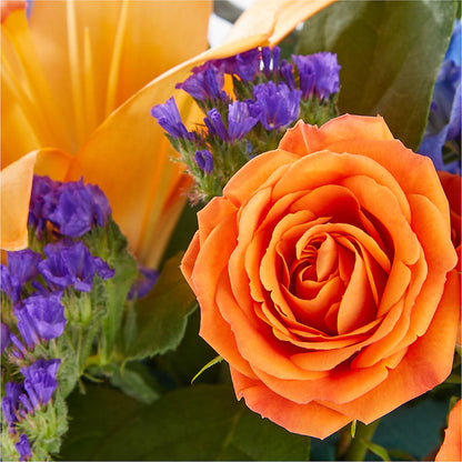 Radiant Citrus Box Bouquet –  Flowers By Karen Inc, Ocean Springs MS