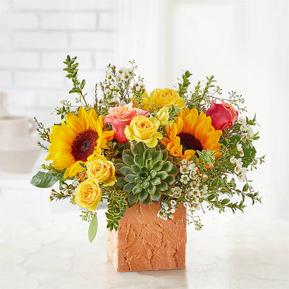 Sunflower Season Bouquet –  Flowers By Karen Inc, Ocean Springs MS