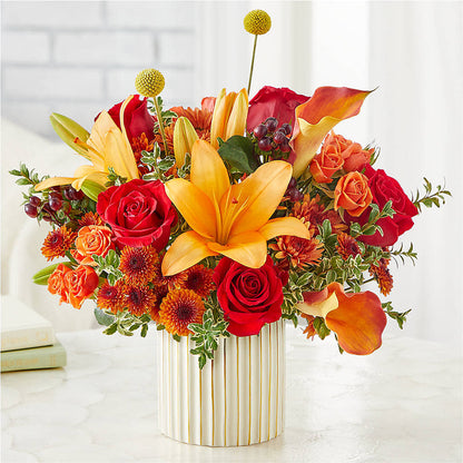 Scarlet Skies Bouquet –  Flowers By Karen Inc, Ocean Springs MS