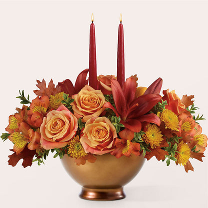 Harvest Table Centerpiece –  Flowers By Karen Inc, Ocean Springs MS