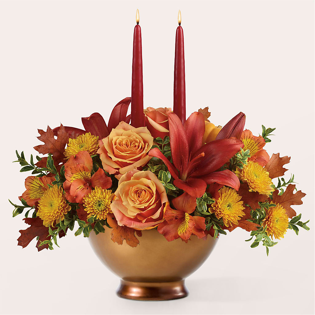 Harvest Table Centerpiece –  Flowers By Karen Inc, Ocean Springs MS