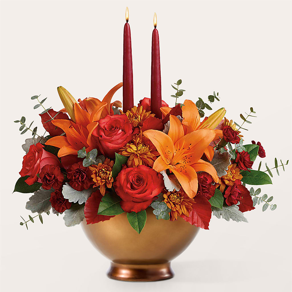 Fruits of Fall Centerpiece –  Flowers By Karen Inc, Ocean Springs MS