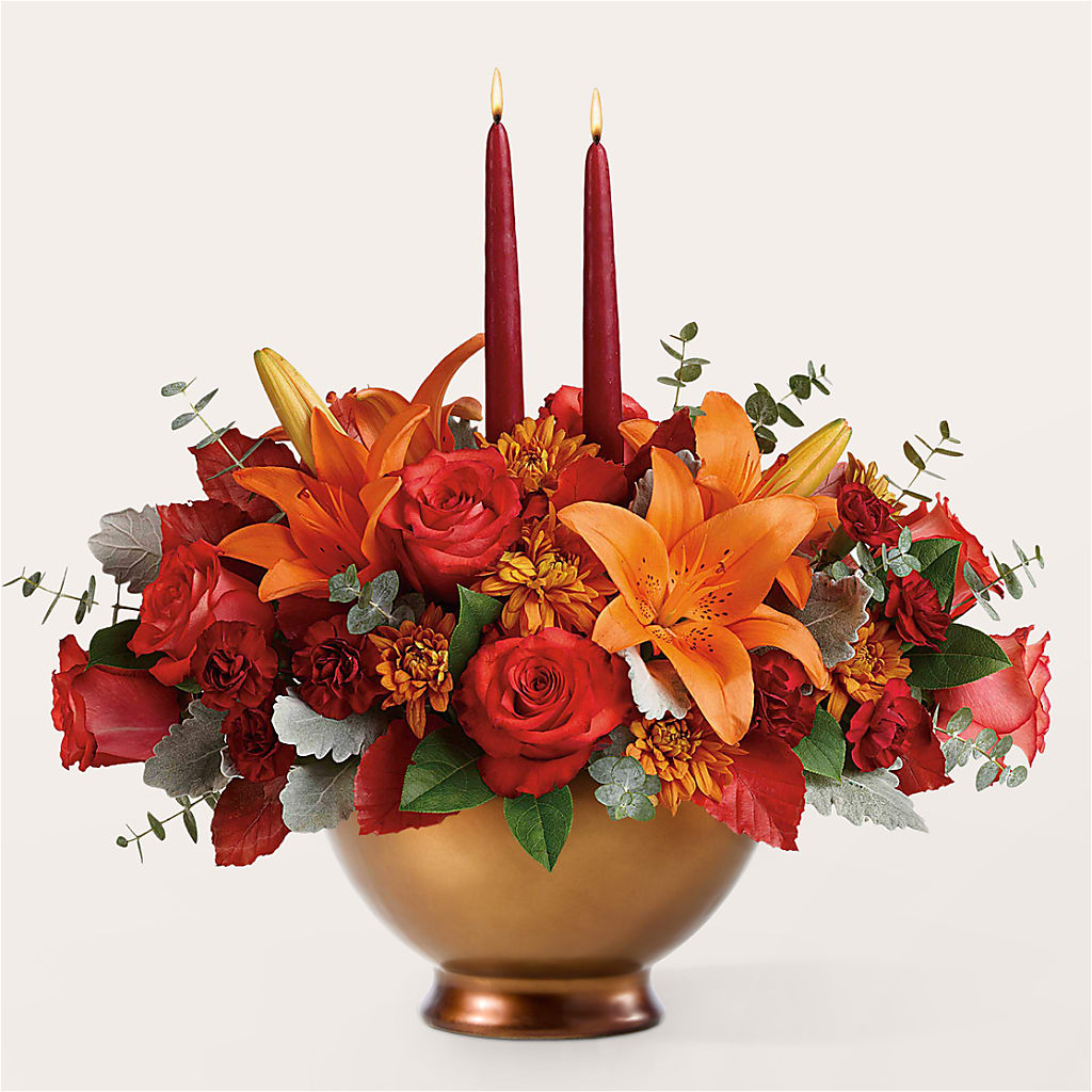 Fruits of Fall Centerpiece –  Flowers By Karen Inc, Ocean Springs MS