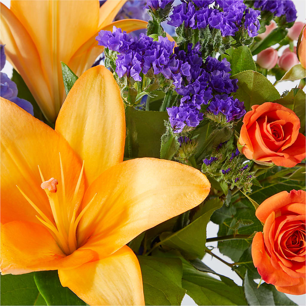 Radiant Citrus Bouquet –  Flowers By Karen Inc, Ocean Springs MS