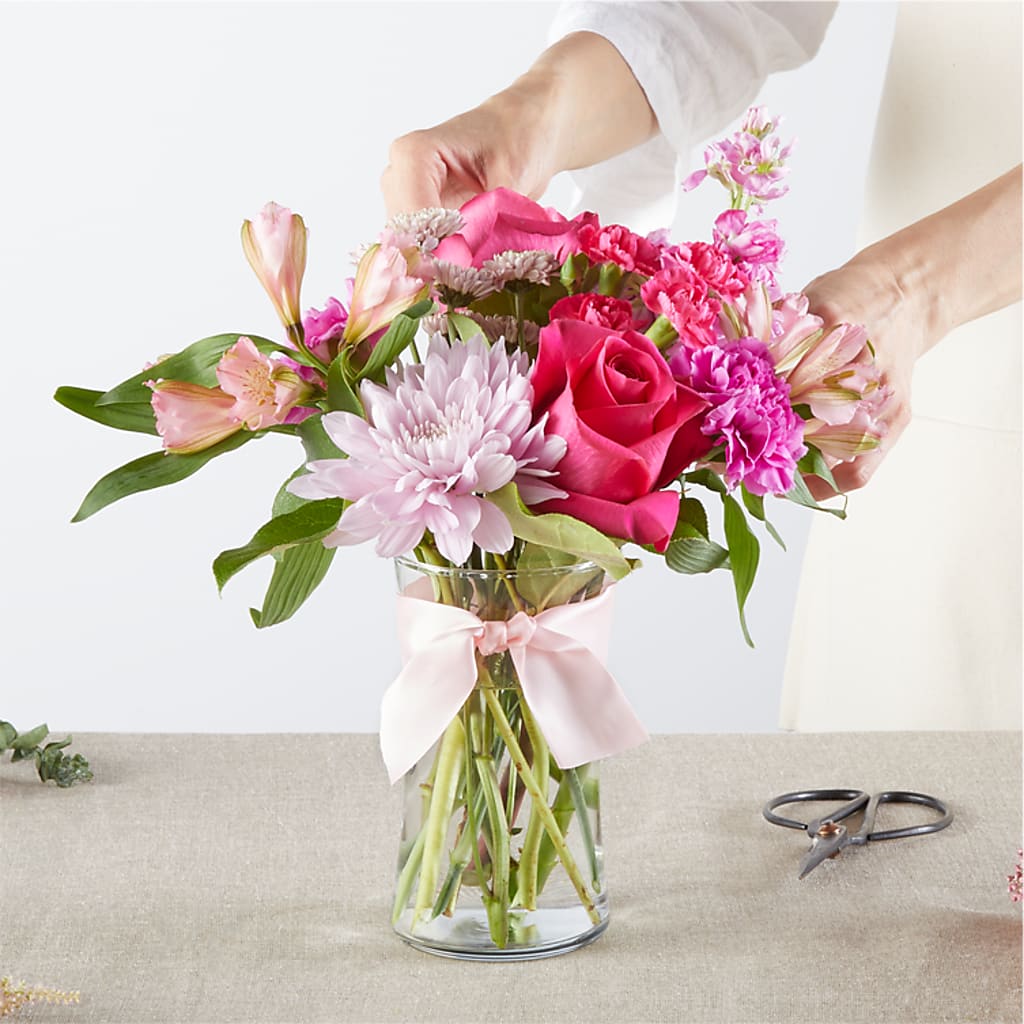 Pink Ribbon - A Florist Original –  Flowers By Karen Inc, Ocean Springs MS