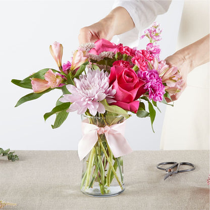 Pink Ribbon - A Florist Original –  Flowers By Karen Inc, Ocean Springs MS