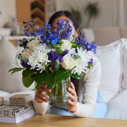Cerulean Waves Bouquet –  Flowers By Karen Inc, Ocean Springs MS