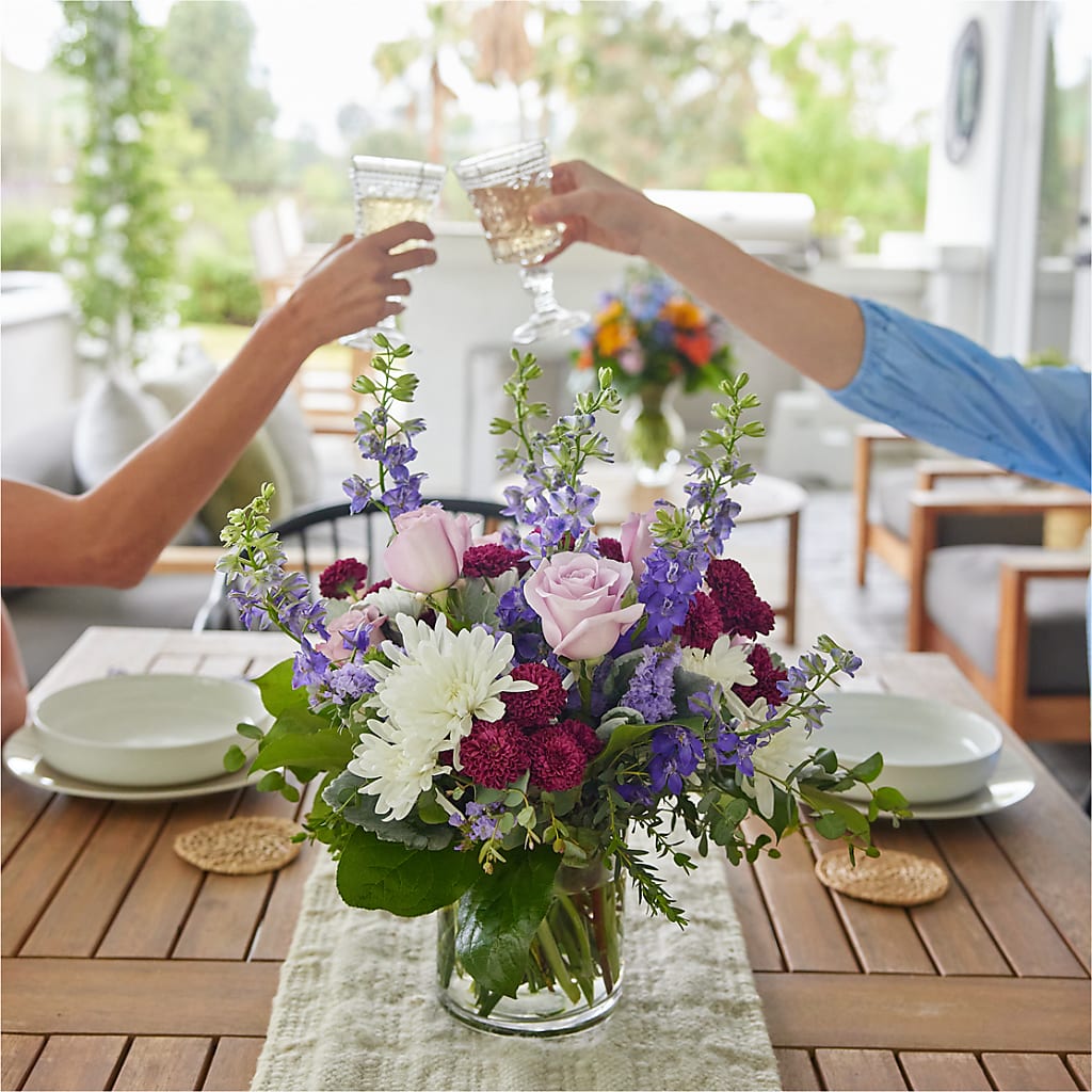 Violet Frost Bouquet –  Flowers By Karen Inc, Ocean Springs MS
