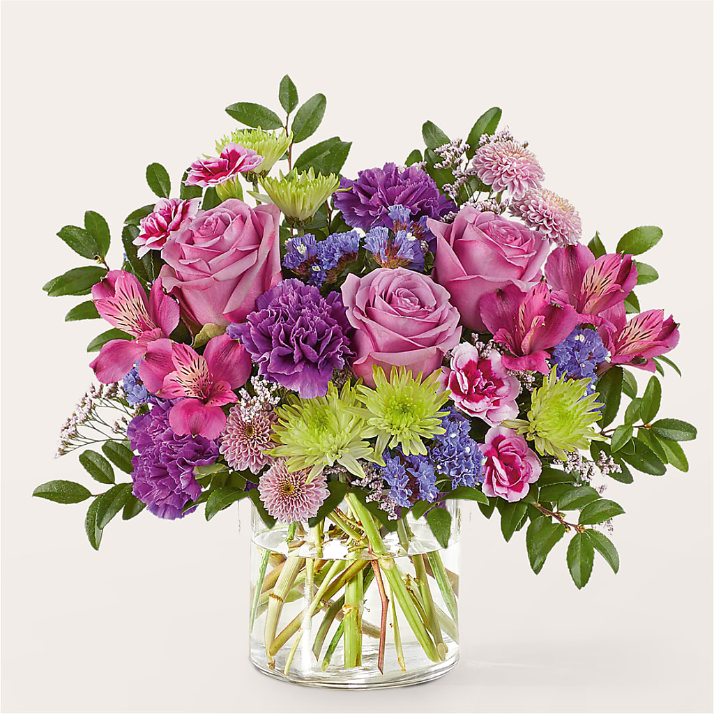 Glass Half Full Bouquet –  Flowers By Karen Inc, Ocean Springs MS